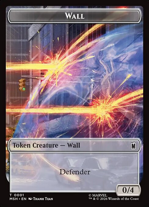 Wall Magic: The Gathering card