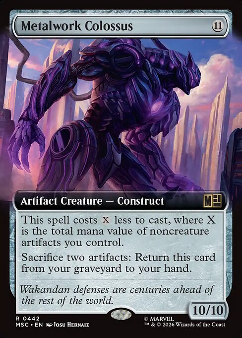Metalwork Colossus Magic: The Gathering card