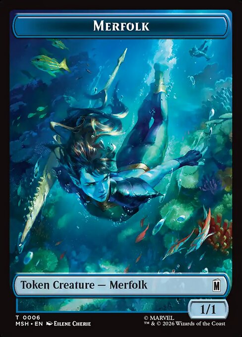 Merfolk Magic: The Gathering card