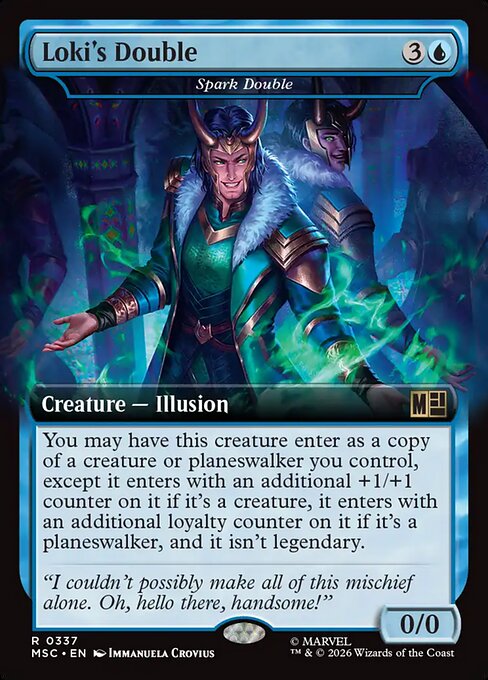Spark Double Magic: The Gathering card