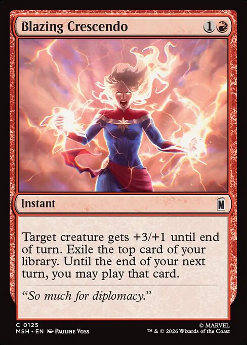 Blazing Crescendo Magic: The Gathering card