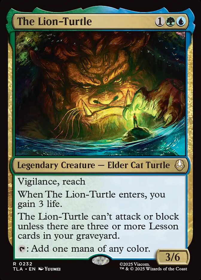 The Lion-Turtle Magic: The Gathering card