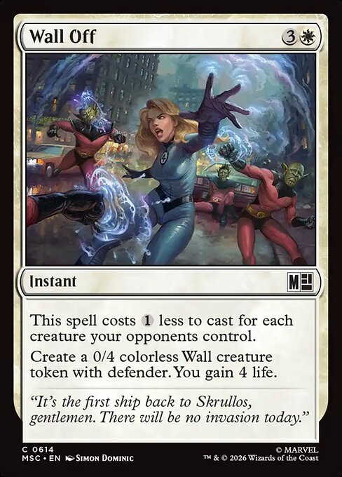 Wall Off Magic: The Gathering card
