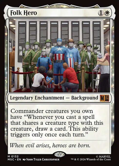 Folk Hero Magic: The Gathering card