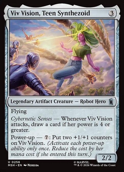 Viv Vision, Teen Synthezoid Magic: The Gathering card