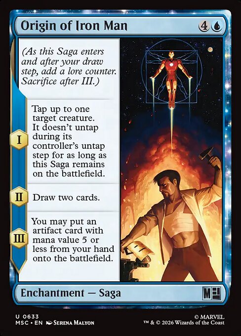 Origin of Iron Man Magic: The Gathering card