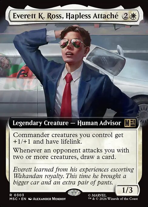 Everett K. Ross, Hapless Attaché Magic: The Gathering card