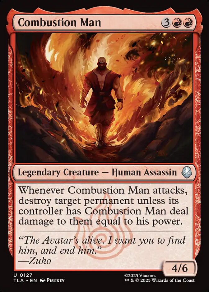 Combustion Man Magic: The Gathering card