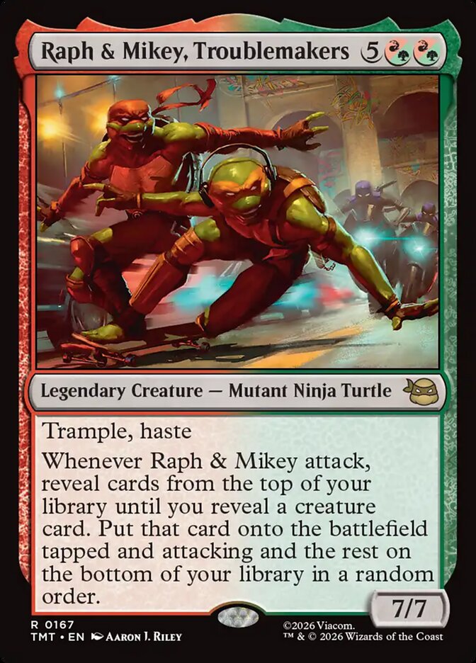 Raph & Mikey, Troublemakers card image