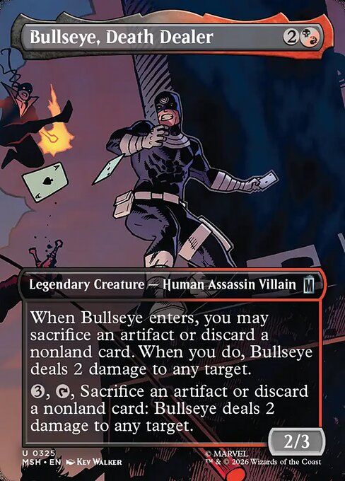 Bullseye, Death Dealer Magic: The Gathering card