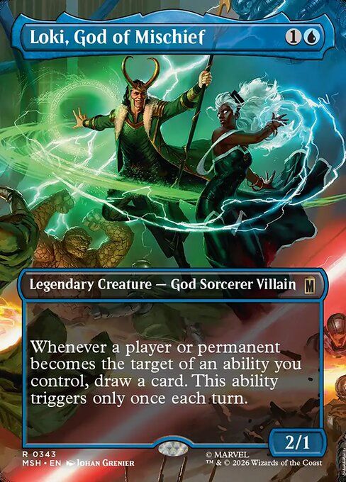 Loki, God of Mischief Magic: The Gathering card