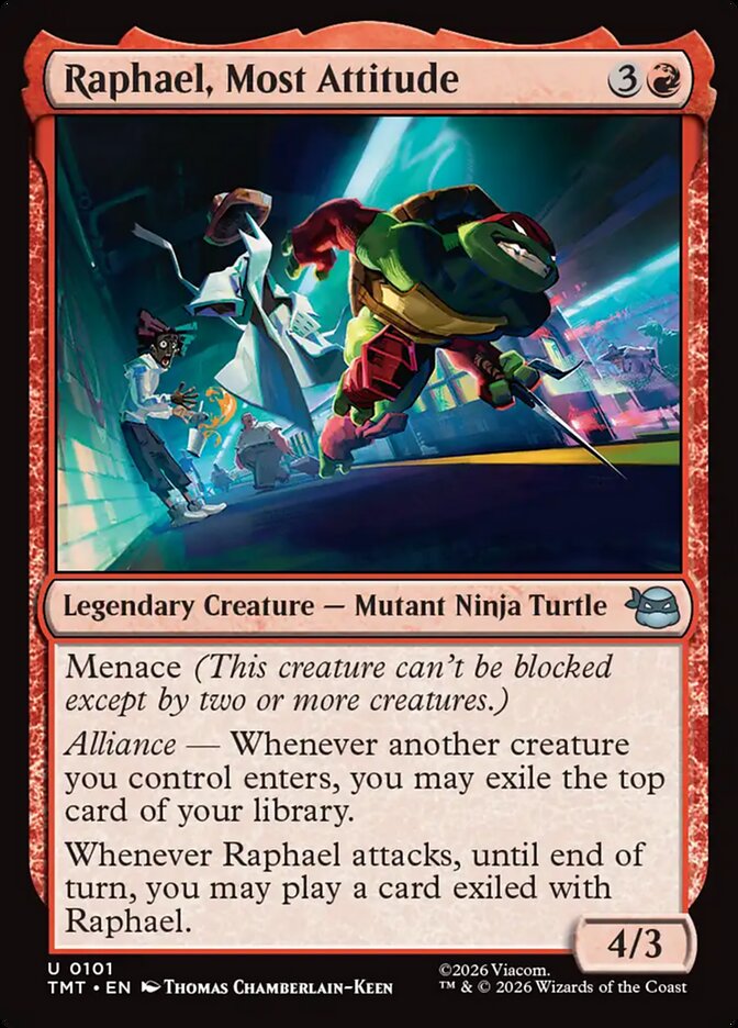 Raphael, Most Attitude card image