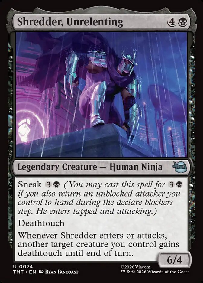Shredder, Unrelenting card image