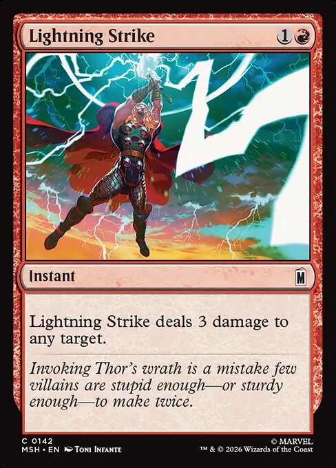 Lightning Strike Magic: The Gathering card