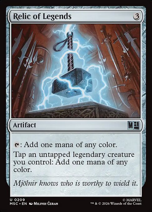 Relic of Legends Magic: The Gathering card