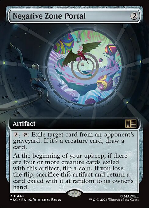 Negative Zone Portal Magic: The Gathering card