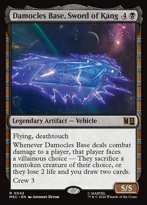 Damocles Base, Sword of Kang Magic: The Gathering card