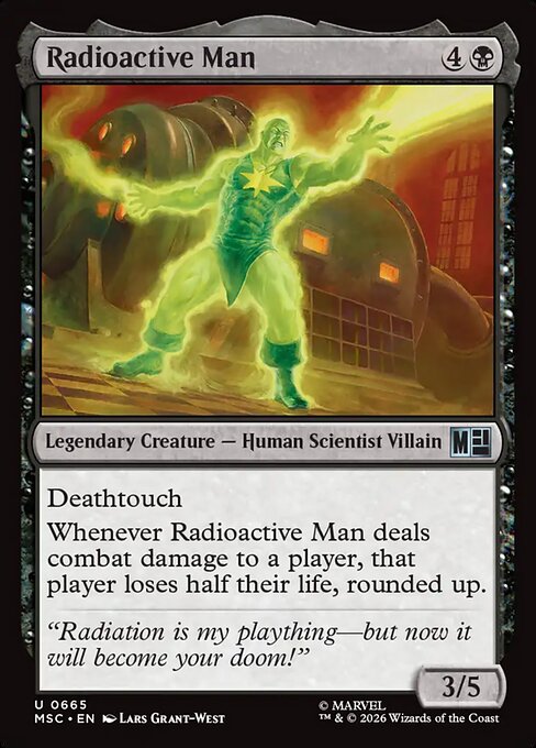 Radioactive Man Magic: The Gathering card
