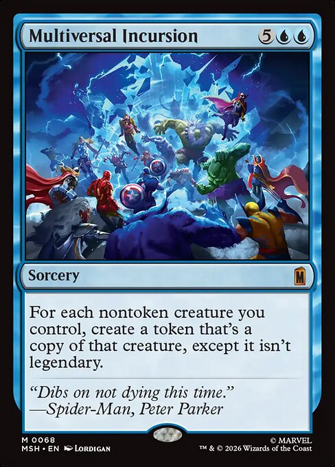 Multiversal Incursion Magic: The Gathering card