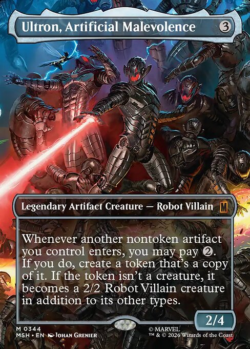 Ultron, Artificial Malevolence Magic: The Gathering card
