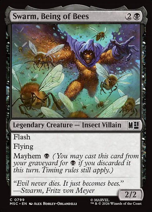 Swarm, Being of Bees Magic: The Gathering card
