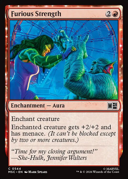 Furious Strength Magic: The Gathering card