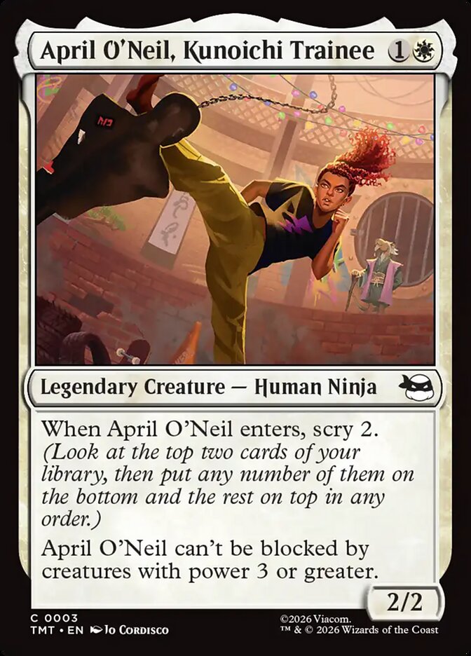 April O'Neil, Kunoichi Trainee card image