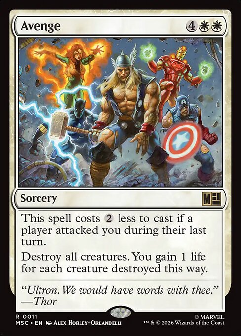 Avenge Magic: The Gathering card