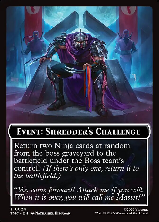 Event: Shredder's Challenge card image