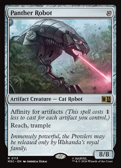 Panther Robot Magic: The Gathering card