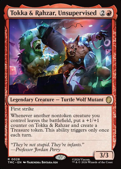 Tokka & Rahzar, Unsupervised card image