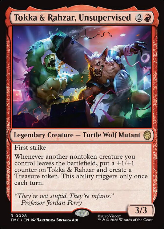 Tokka & Rahzar, Unsupervised card image