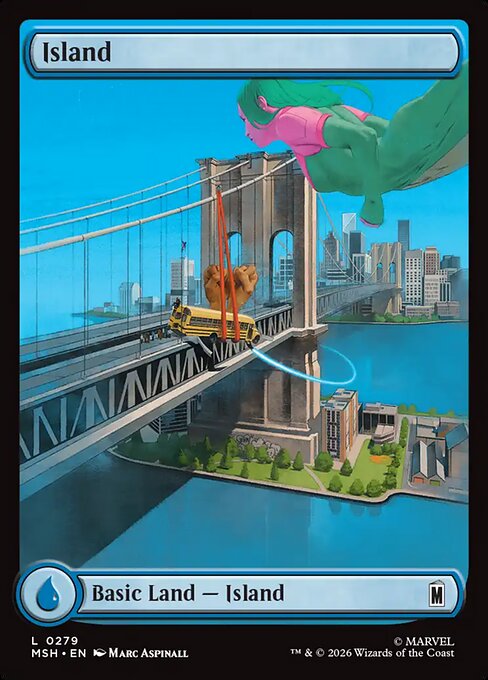 Island Magic: The Gathering card