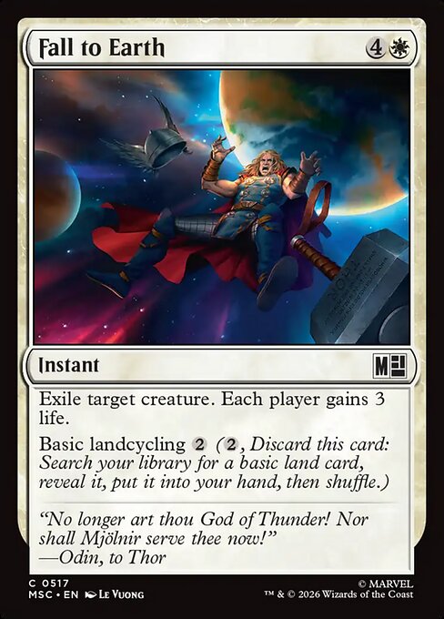 Fall to Earth Magic: The Gathering card