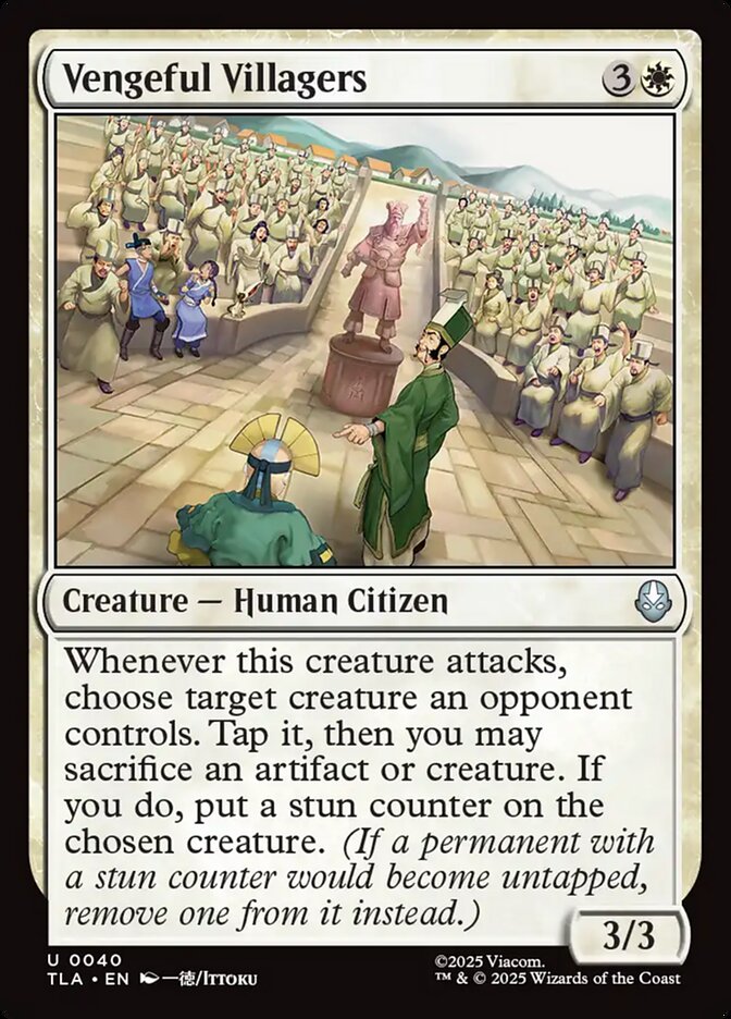 Vengeful Villagers Magic: The Gathering card