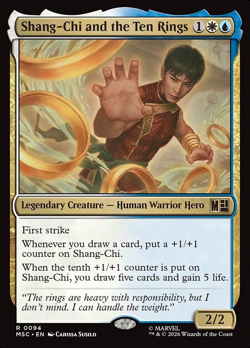 Shang-Chi and the Ten Rings Magic: The Gathering card