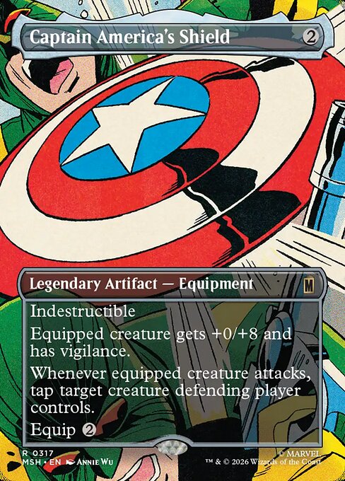 Captain America's Shield Magic: The Gathering card
