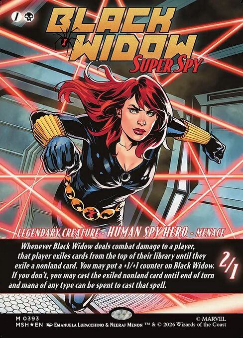Black Widow, Super Spy Magic: The Gathering card