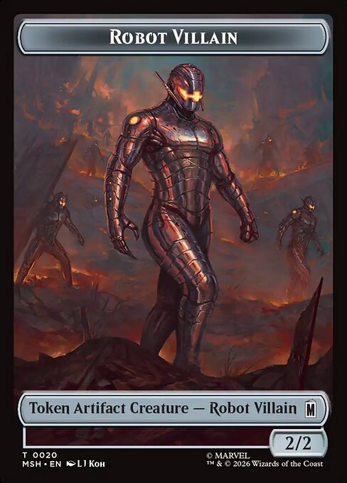 Robot Villain Magic: The Gathering card