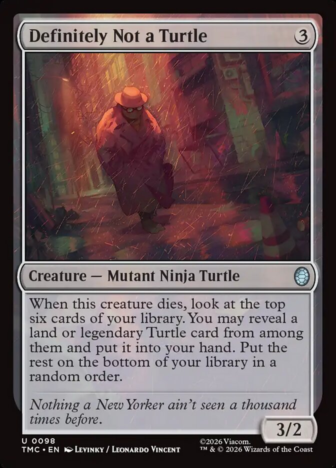 Definitely Not a Turtle card image
