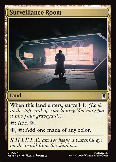 Surveillance Room Magic: The Gathering card
