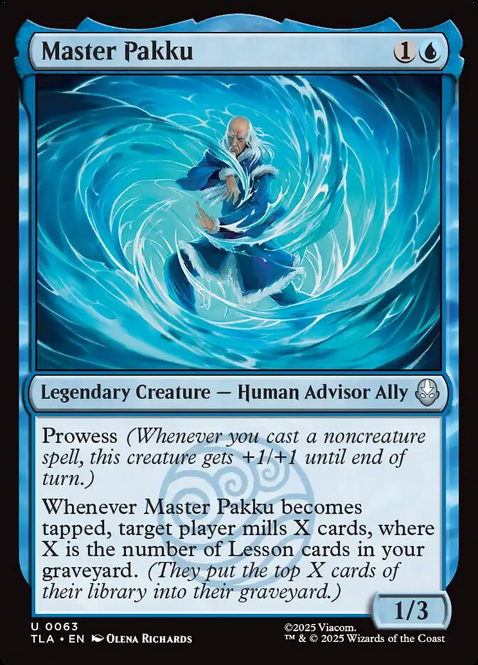 Master Pakku Magic: The Gathering card