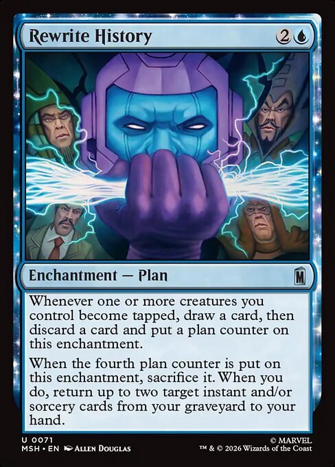 Rewrite History Magic: The Gathering card