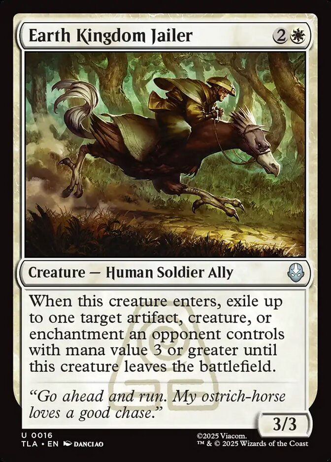 Earth Kingdom Jailer Magic: The Gathering card