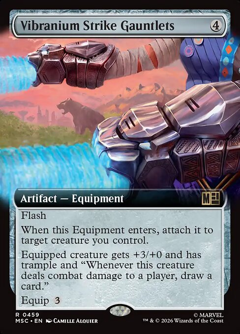 Vibranium Strike Gauntlets Magic: The Gathering card