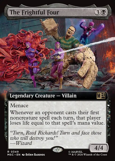 The Frightful Four Magic: The Gathering card