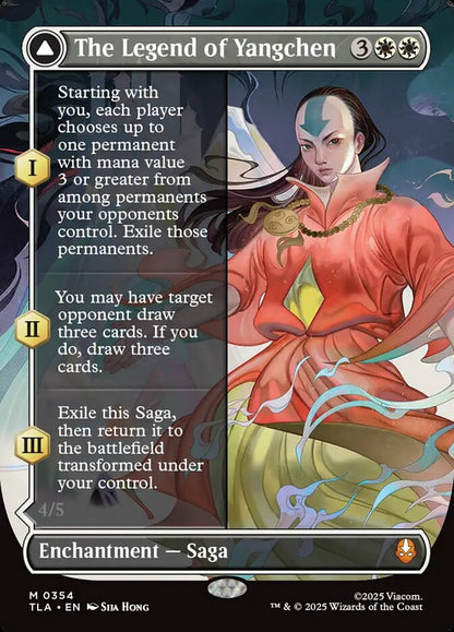 The Legend of Yangchen // Avatar Yangchen Magic: The Gathering card