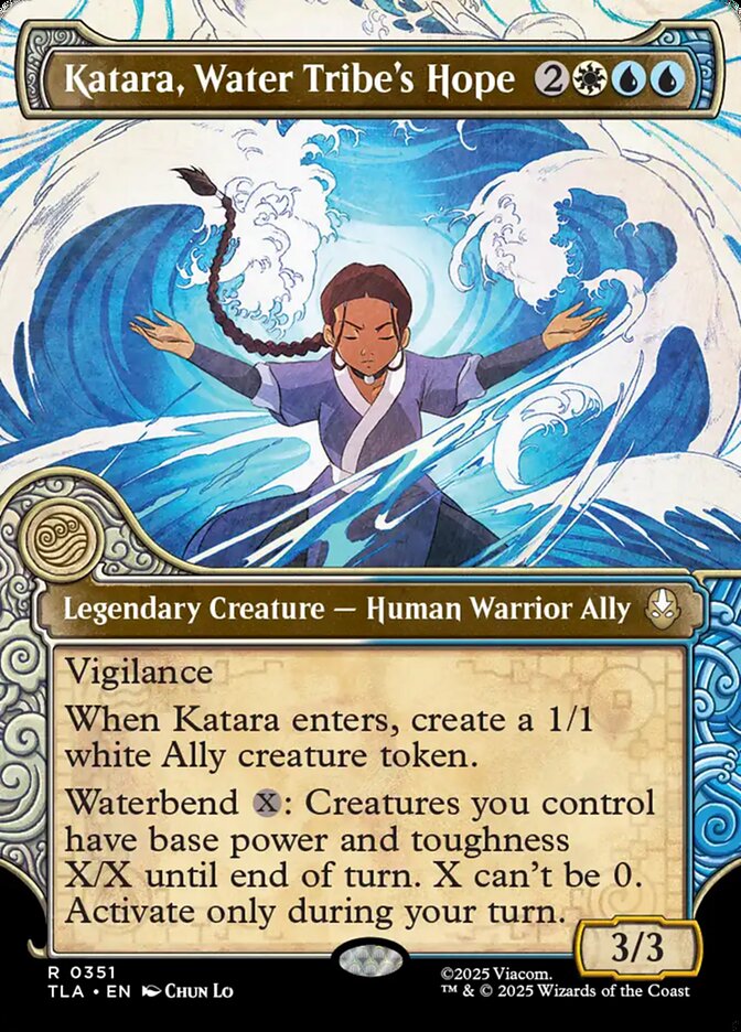 Katara, Water Tribe's Hope Magic: The Gathering card