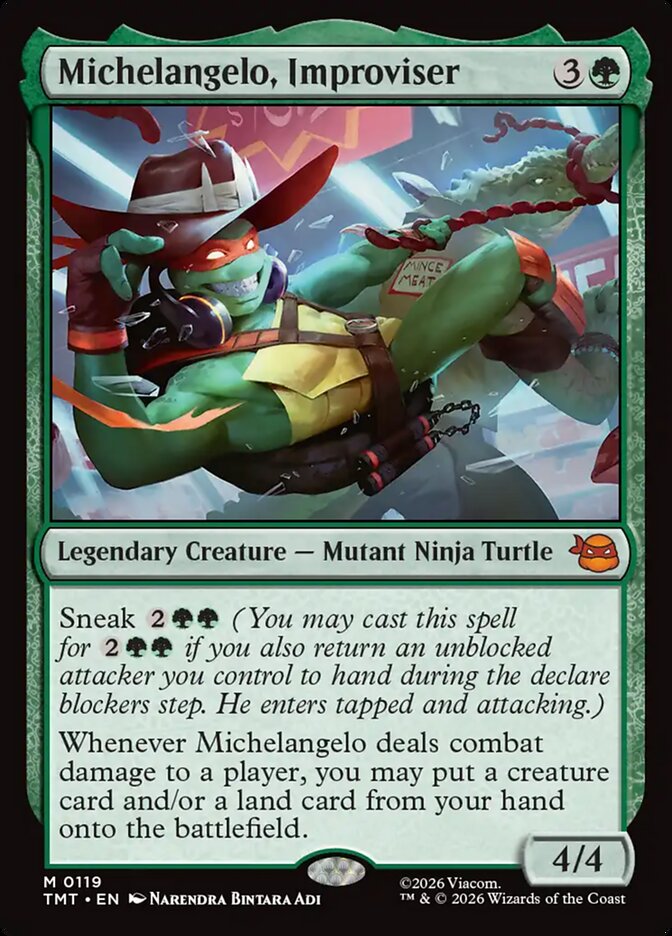Michelangelo, Improviser card image