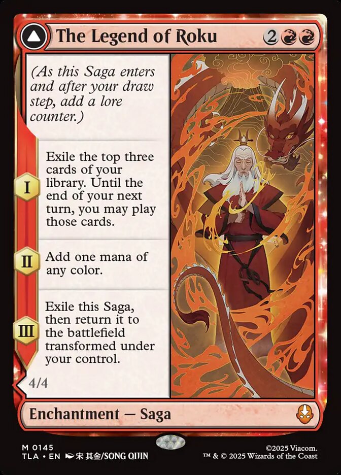 The Legend of Roku // Avatar Roku Magic: The Gathering card